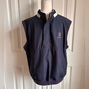 GEAR FOR SPORTS Men Sleeveless Golf Vest, Navy Blue Size Medium, Water Resistant